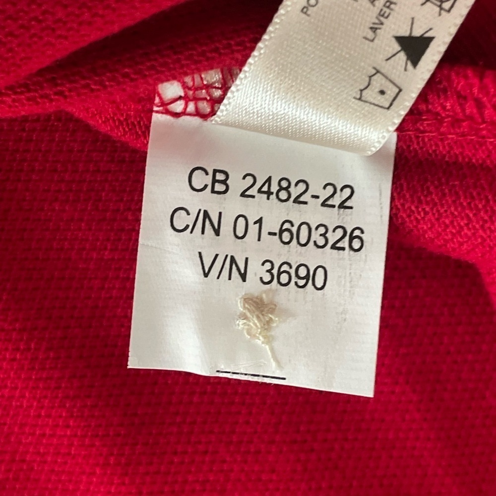 Cutter & Buck Vibrant Red Polo Shirt 100% Cotton - Picture 11 of 13
